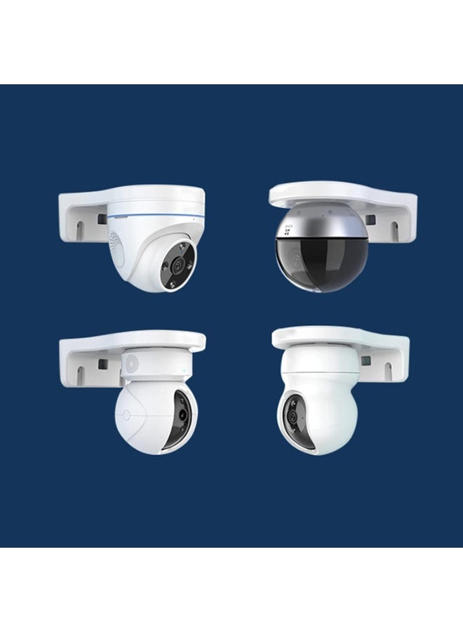 FAYET 4 Pcs Of Household Intelligent Monitoring Camera Wall Mounted Bracket, Monitoring Base Fixed Bracket, Easy To Install - Image 5